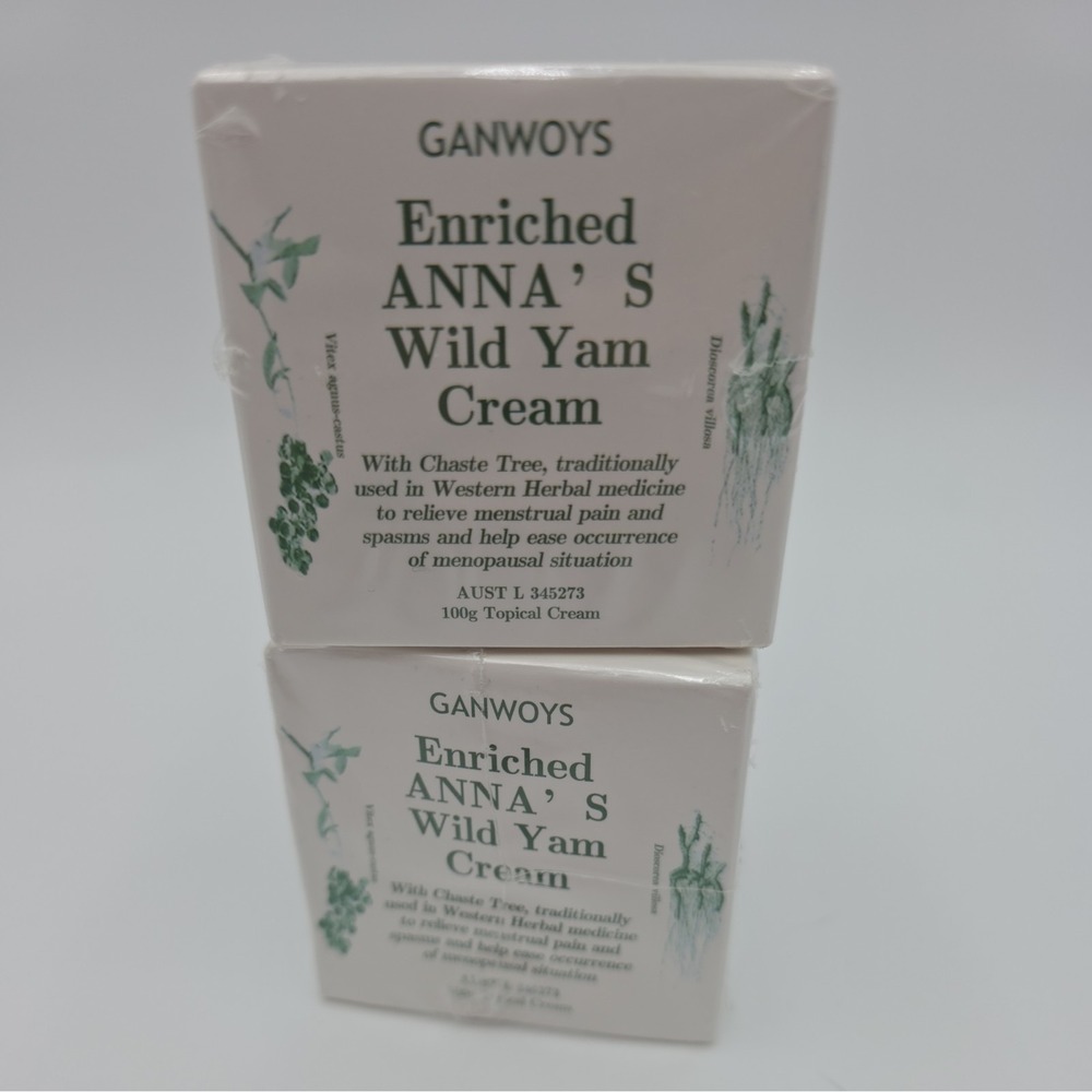 (2 pk) ANNAS Wild Yam Cream, Wild Yam Cream for Hormone Balance with Chaste Tree